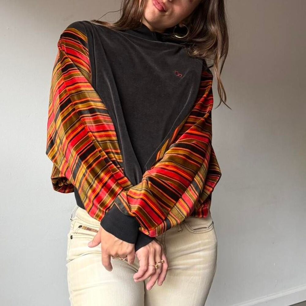 Vintage 90s Oscar de la Renta multi Sweatshirt - Picture 8 of 8